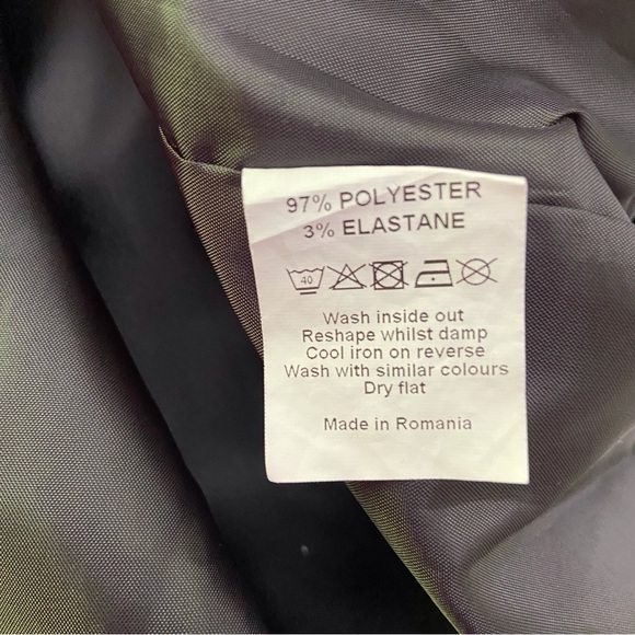 ZARA little black dress open back buckle sleeveless medium flattering film noir - Picture 6 of 12